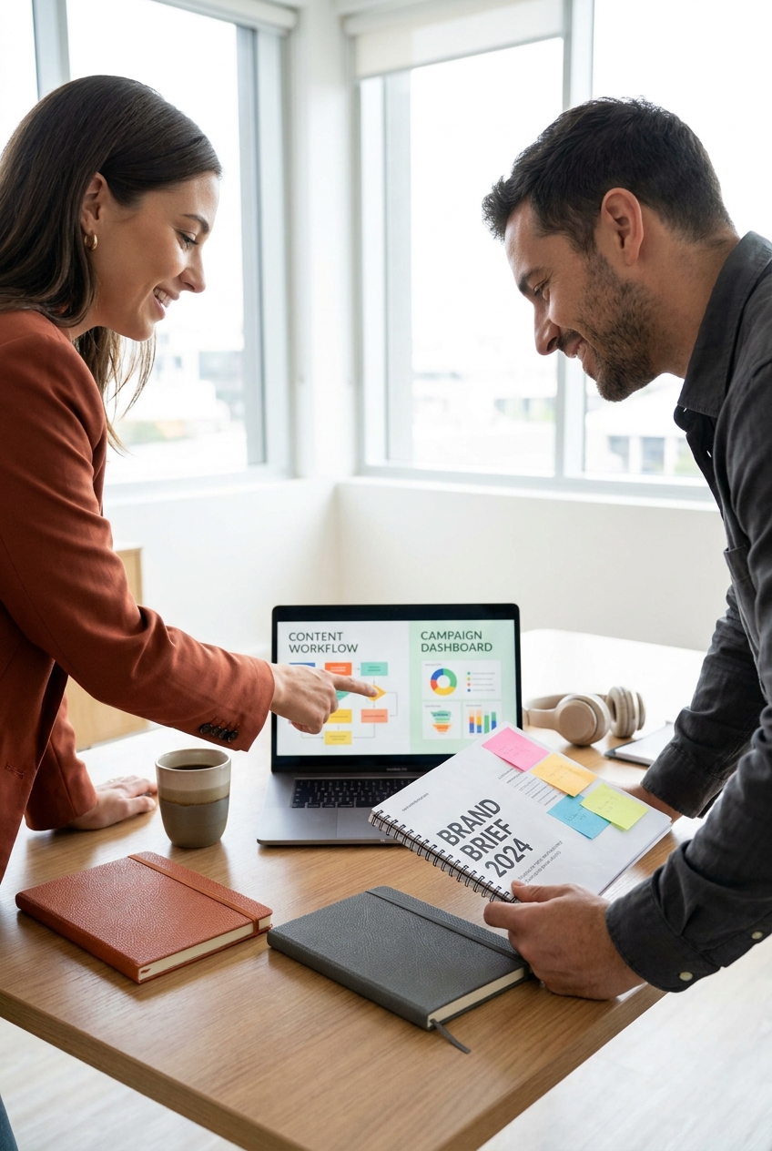 Scaling up with automated content production workflows